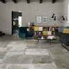 Corfe Grey Rustic Porcelain Family Room