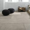 Beynac Grigio, Warm Grey Aged Tile Living Space