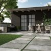 Corfe Grey 20mm External Porcelain Patio & Summer House