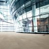 Wood Flooring In The Entrance To A Commercial Building