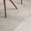 Rivoli Grigio Tumbled Porcelain Tile 750 x 750mm Commercial Tiling