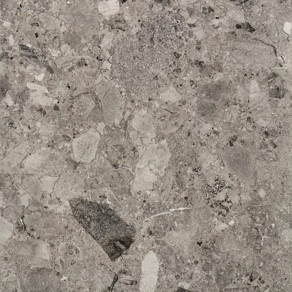 Milan Grey, Stone & Terrazzo Effect Porcelain Tile