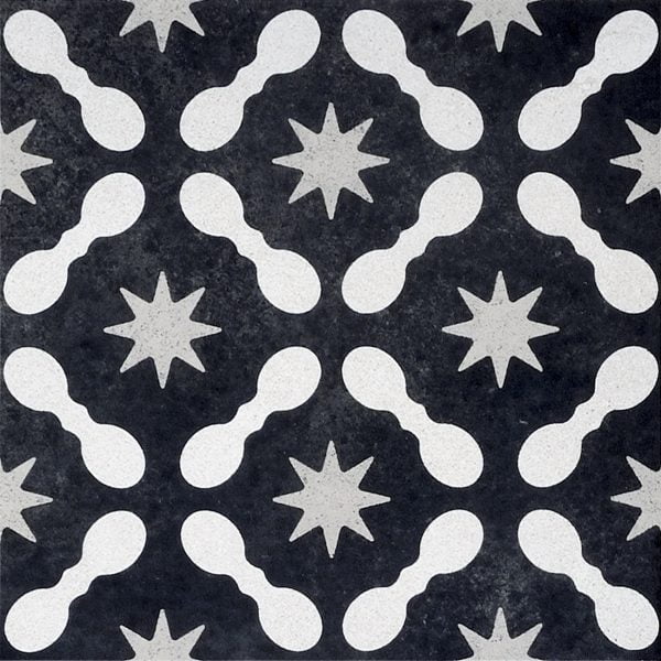 Monocrom Mix Black & White Mixture Of Modern & Traditional Italian Porcelain Tile