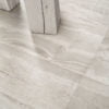 Tremosine Silver Travertine Effect Honed Porcelain Floor Tiles