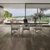 Interior exterior floor tile in Melfort Mid Brown wood effect tile