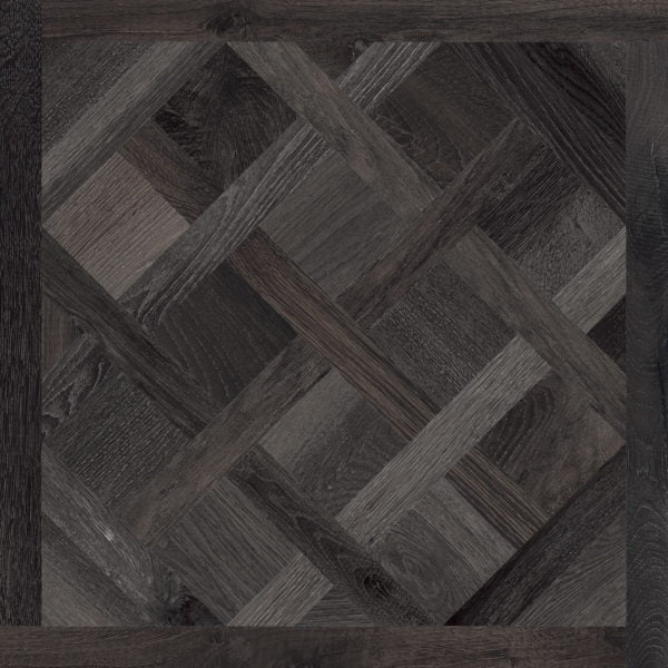 Melfort Versailles Black Brown Wood Effect Porcealain Tile