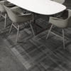 Gotham Deco Black Dining Room Floor Tile