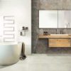 Earth Ash Grey Bathroom Natural Stone Effect Porcelain Tiled Floor