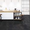 Earth Black Natural Stone Effect Kitchen Floor Tiles