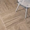 Tremosine Brown Travertine Style Honed Porcelain Tiles