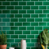 Lyme Metro Emerald Green Kitchen Wall Tiles