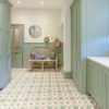 Moroccan Impressions Joya Green Hallway Floor Tiles