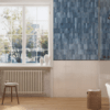 Cascada Bianco And Azul Mini Metro Wall Tiles