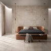 Romano Ivory Travertine Effect Bedroom Feature Tile