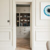 Richmond Herringbone Oak Flooring in Walk in Pantry Larder